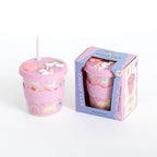 Bamboo Charm Kids Cup Silicone Lid & Straw - 8oz – Unicorn