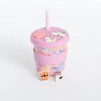 Bamboo Charm Kids Cup Silicone Lid & Straw - 8oz – Unicorn