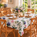 Botanica 100% Cotton Rectangle Tablecloth – 149x230cm - Floral Garden
