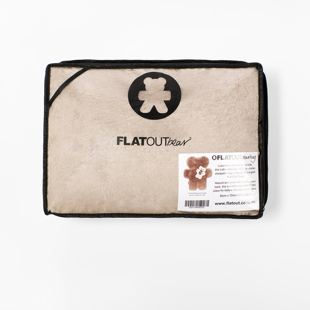 FLATOUTbear Rug - Latte