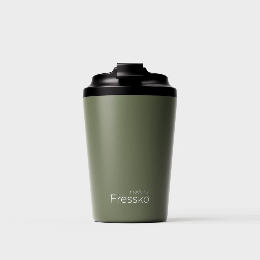 Camino Ceramic Reusable Coffee Cup 12oz - Khaki