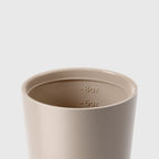 Bino Ceramic Reusable Coffee Cup 8oz - Oat