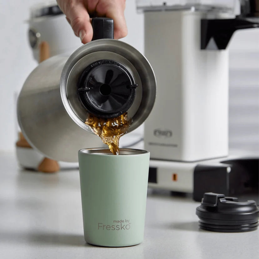 Bino Ceramic Reusable Coffee Cup 8oz - Sage