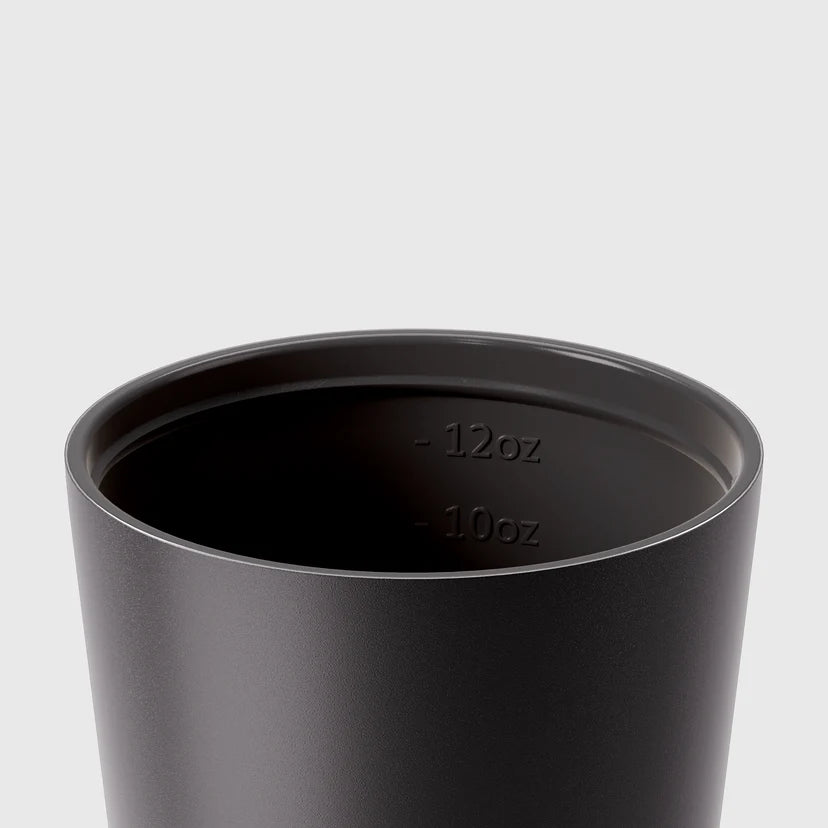 Camino Ceramic Reusable Coffee Cup 12oz - Coal