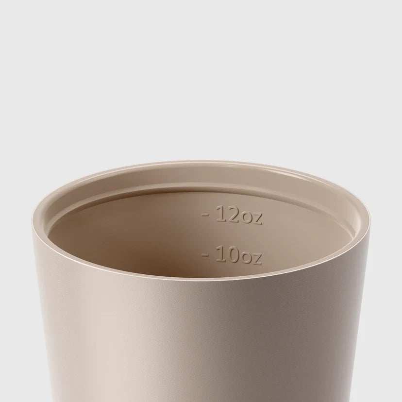 Camino Ceramic Reusable Coffee Cup 12oz - Oat