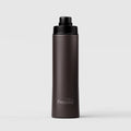 Move Ceramic Insulated Water Bottle with Titanium Straw 660ml - Espresso