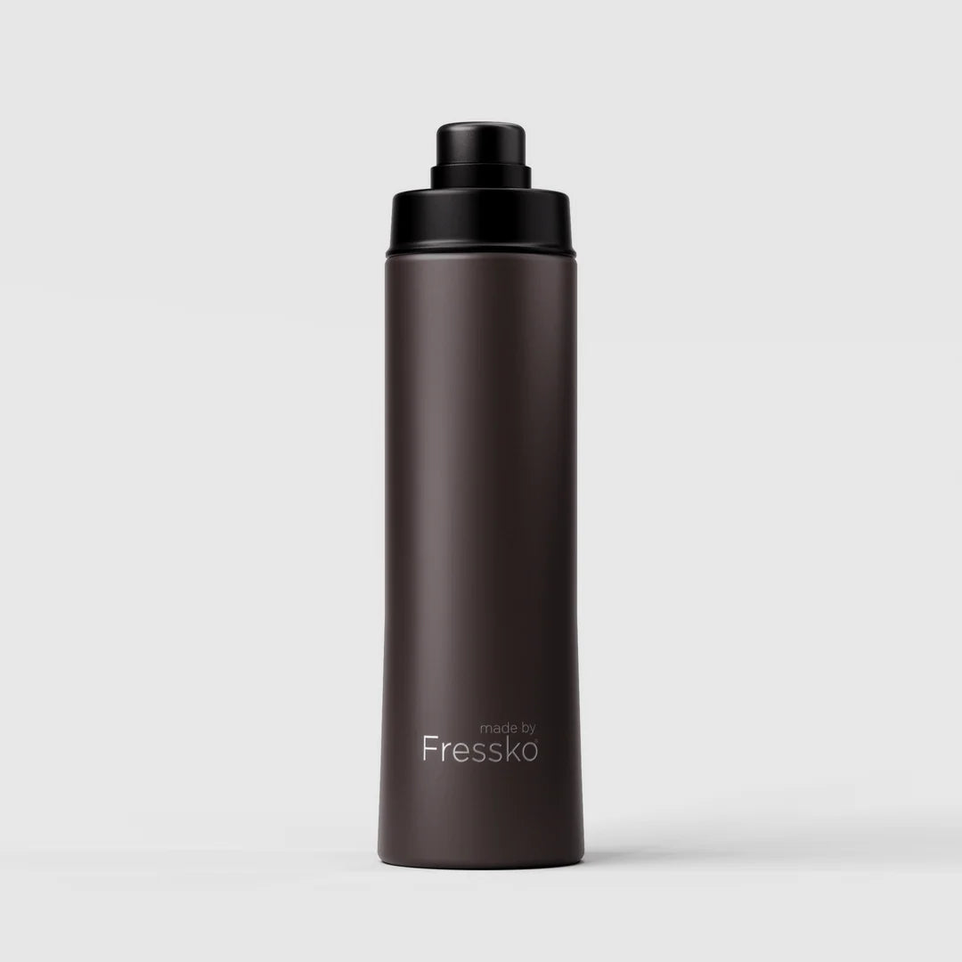 Move Ceramic Insulated Water Bottle with Titanium Straw 660ml - Espresso