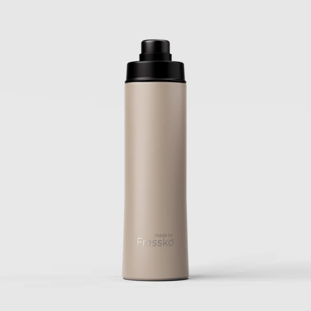 Move Ceramic Insulated Water Bottle with Titanium Straw 660ml - Oat