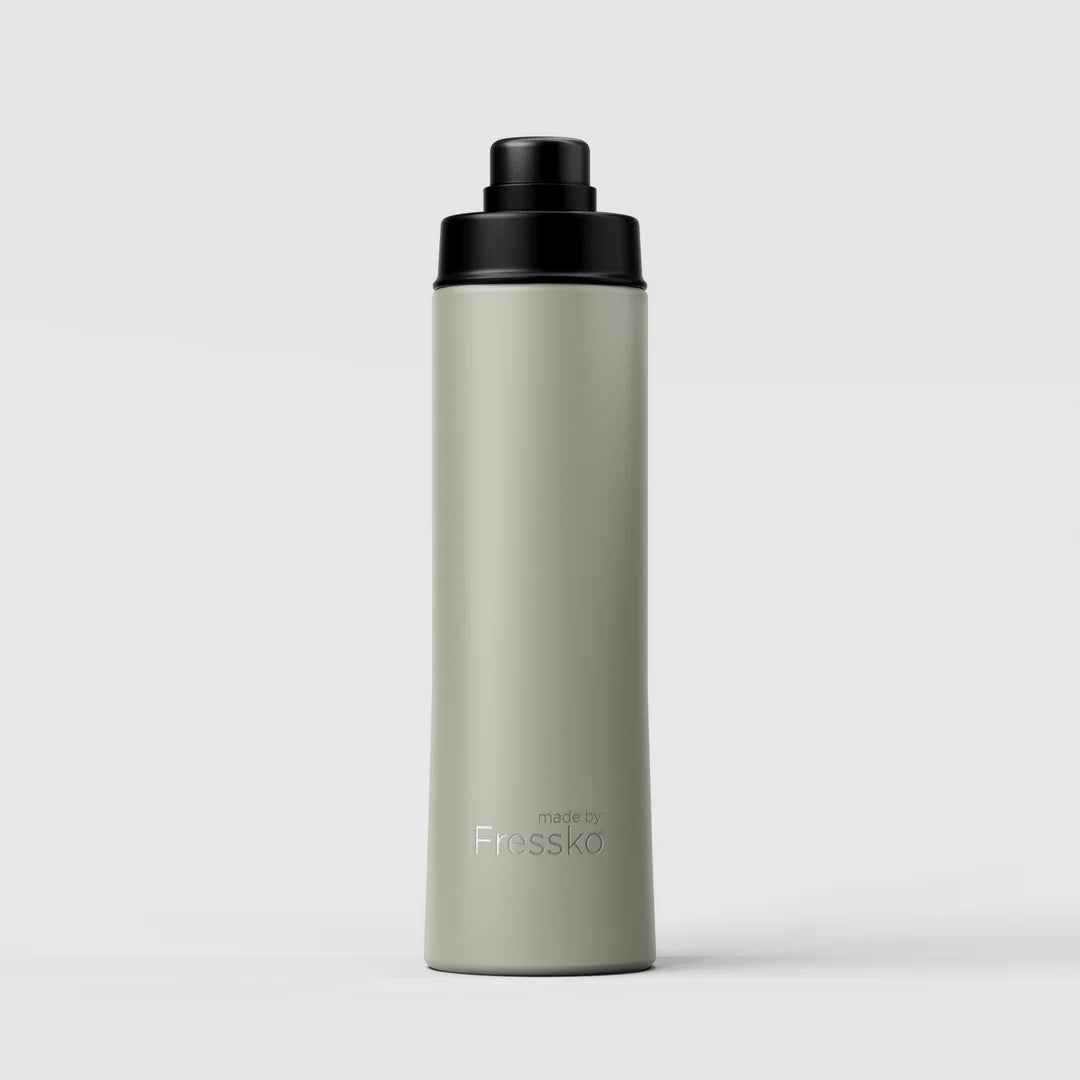 Move Ceramic Insulated Water Bottle with Titanium Straw 660ml - Sage