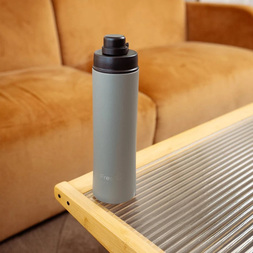 Move Ceramic Insulated Water Bottle with Titanium Straw 660ml - Slate