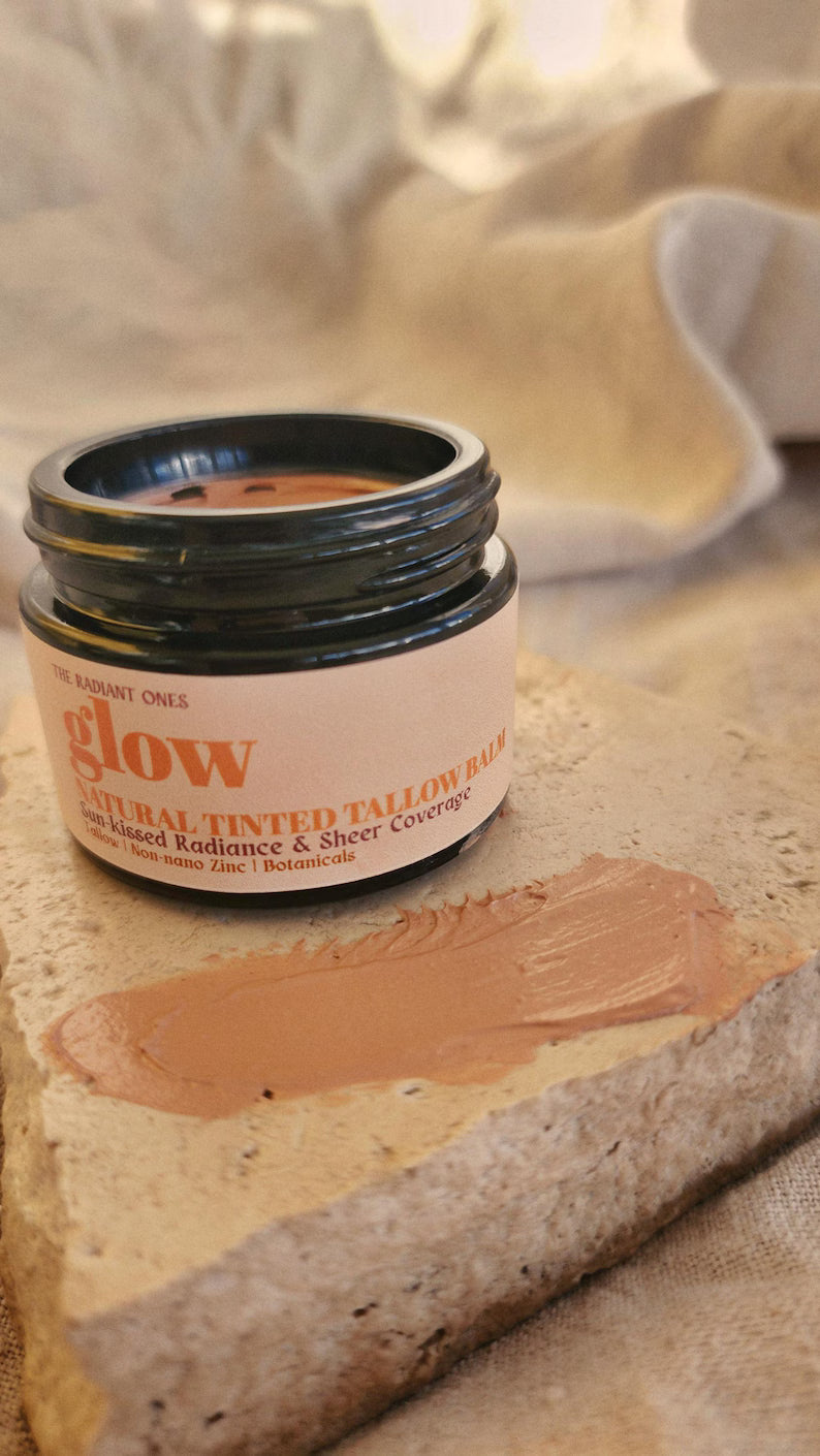 Glow Natural Tinted Tallow Balm – Mineral Foundation & Skin Tint