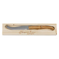 Laguiole Jean Neron Cheese Knife Olive Wood