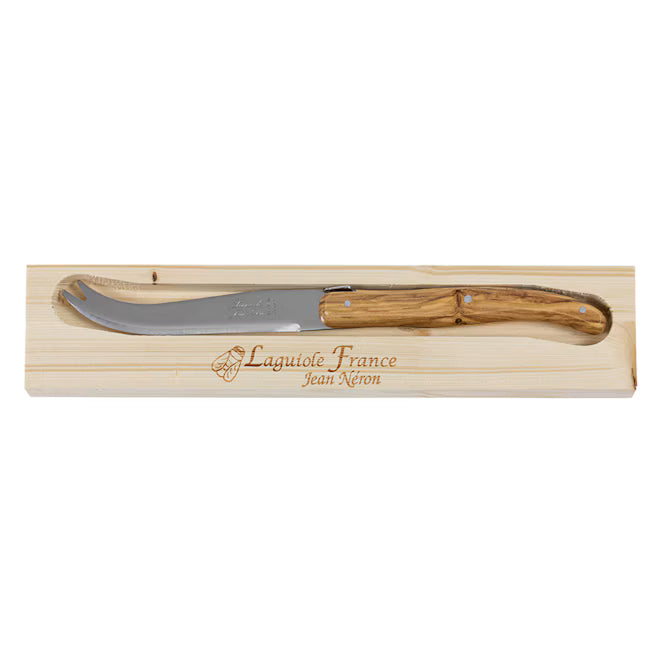 Laguiole Jean Neron Cheese Knife Olive Wood