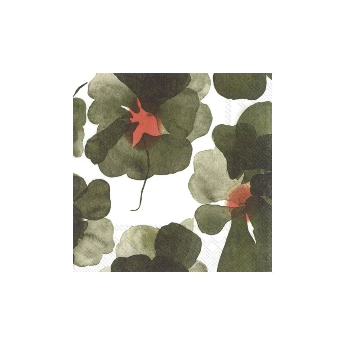 Paper Napkins Cocktail Size - Pack of 20 - Valssi Olive