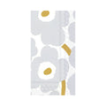Paper Napkins Guest Towel Size - Pack of 15 - 43x33cm - Unikko White Silver