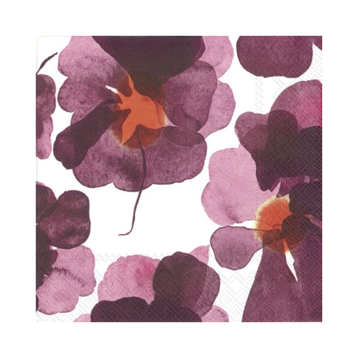 Paper Napkins Lunch Size - 33 x 33cm – Pack of 20 - Valssi Bordeaux