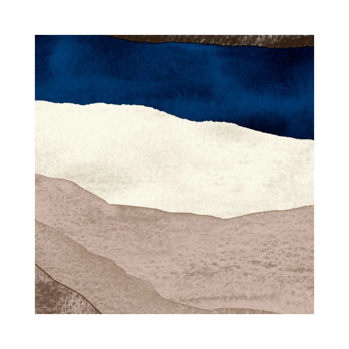 Paper Napkins Lunch Size - 33 x 33cm – Pack of 20 - Joiku Cream Blue