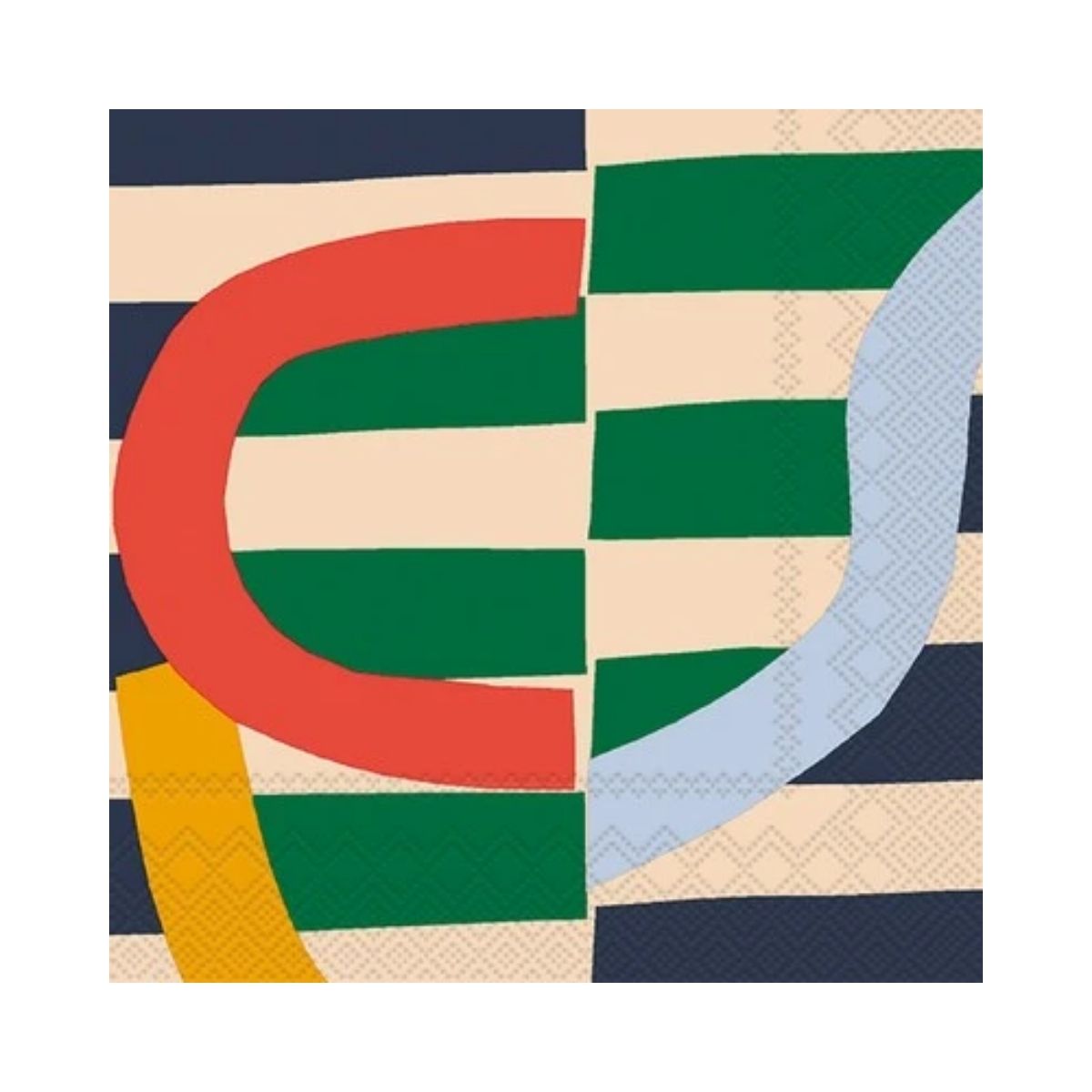 Paper Napkins Lunch Size - 33 x 33cm – Pack of 20 - Siirto Green