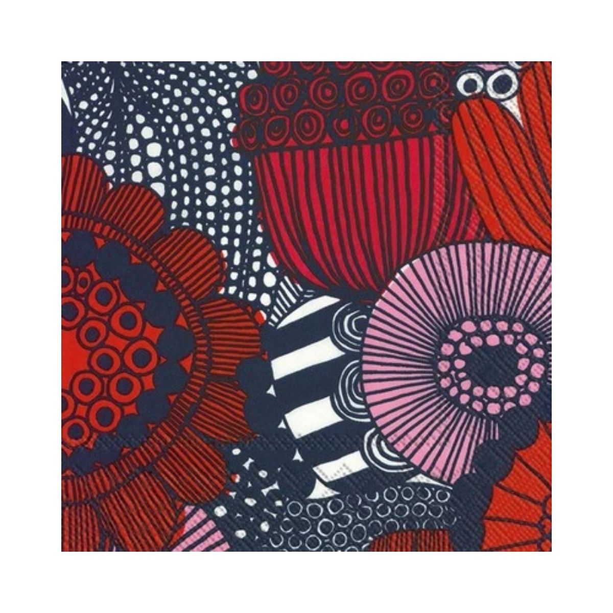 Paper Napkins Lunch Size - 33 x 33cm – Pack of 20 - Siirtolapuutarha Blue