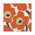 Paper Napkins Lunch Size - 33 x 33cm – Pack of 20 - Unikko Cream Orange