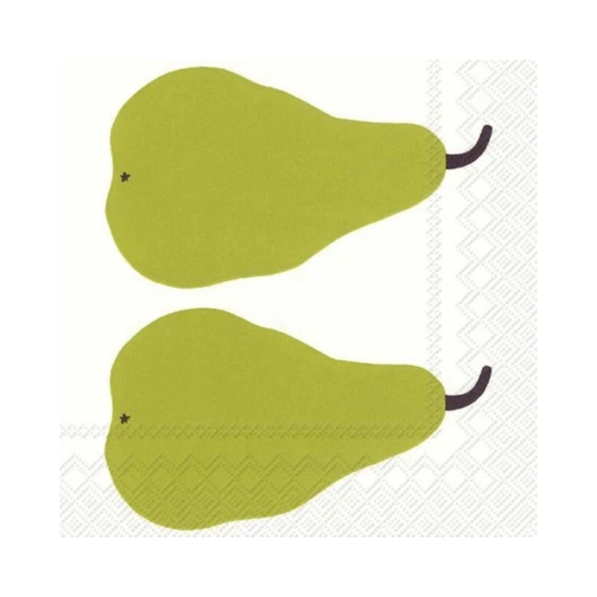 Paper Napkins Lunch Size - 33 x 33cm – Pack of 20 - Pears Green
