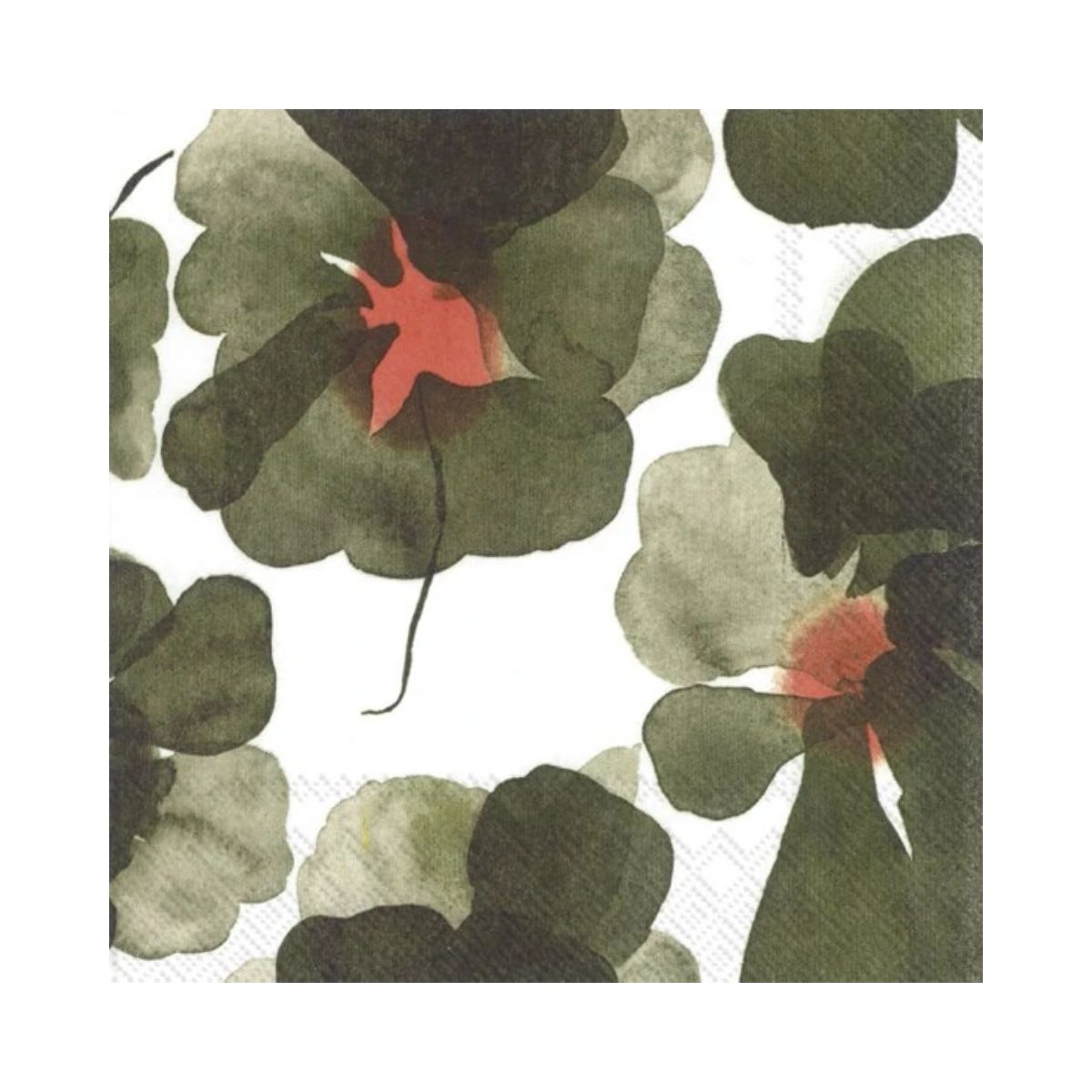 Paper Napkins Lunch Size - 33 x 33cm – Pack of 20 - Valssi Olive