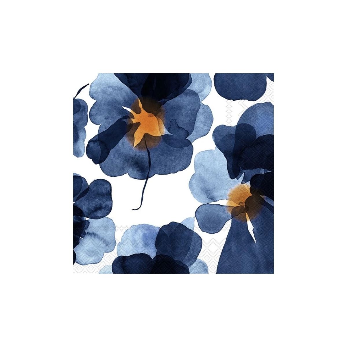 Paper Napkins Lunch Size - 33 x 33cm – Pack of 20 - Valssi Blue