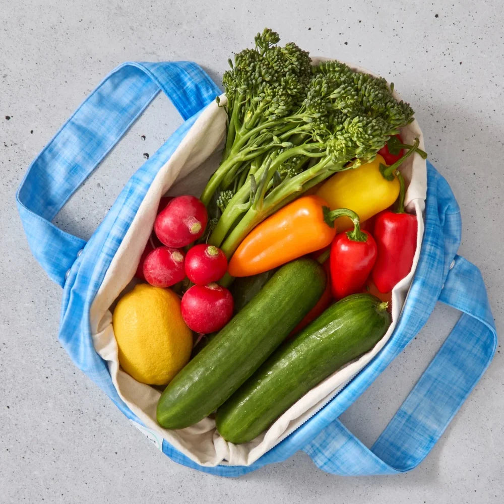 Produce Pod Reusable Vegetable Storage Bag for Fridge – Blueberry