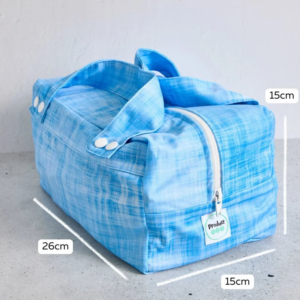 Produce Pod Reusable Vegetable Storage Bag for Fridge – Blueberry