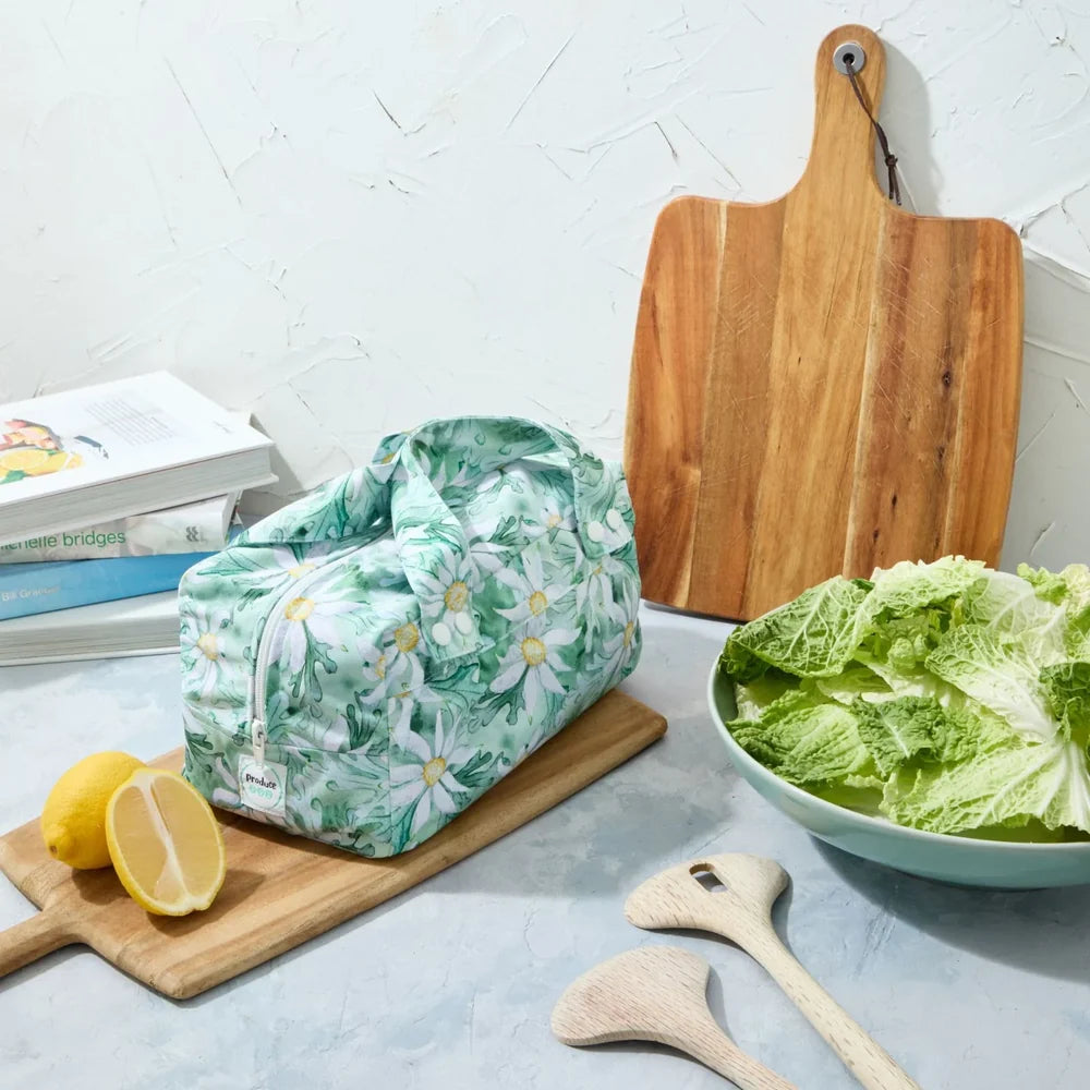 Produce Pod Reusable Vegetable Storage Bag for Fridge - Flannel Flower
