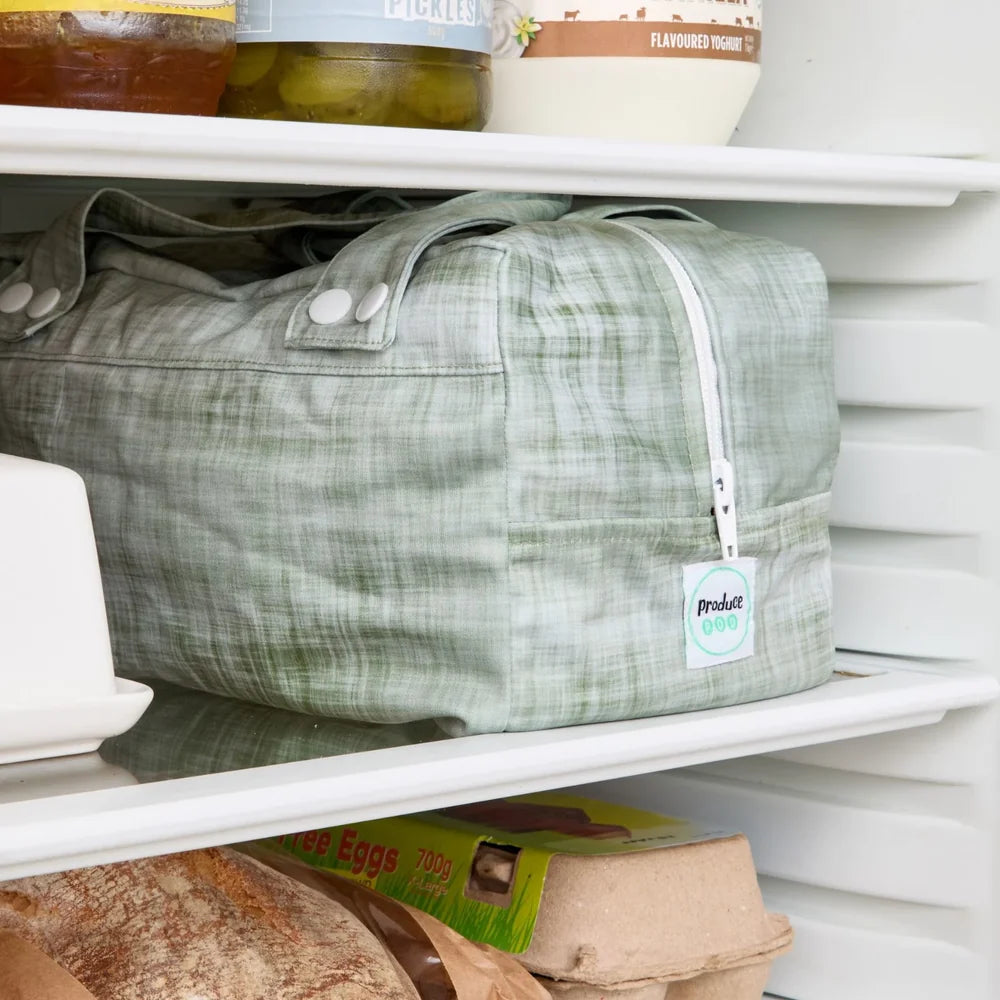 Produce Pod Reusable Vegetable Storage Bag for Fridge – Gum Leaf