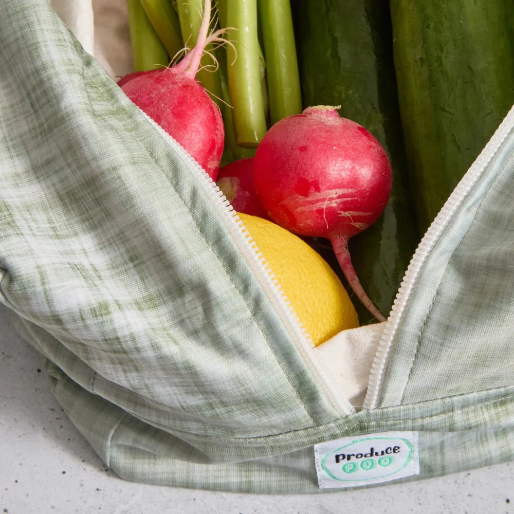 Produce Pod Reusable Vegetable Storage Bag for Fridge – Gum Leaf