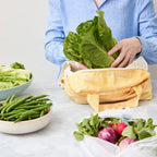 Produce Pod Reusable Vegetable Storage Bag for Fridge – Lemon