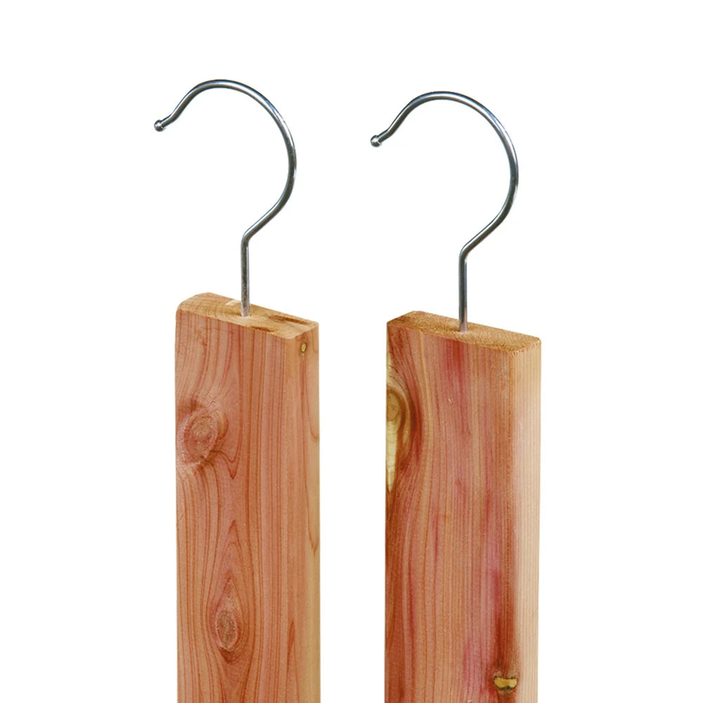 Cedar Blocks with Hook Clothing Protectors – Set of 2