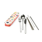 RetroKitchen Carry Your Cutlery – Reusable Travel Cutlery Set - Aussie Animals