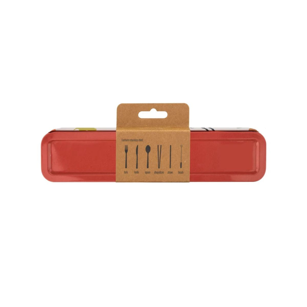 RetroKitchen Carry Your Cutlery – Reusable Travel Cutlery Set - Aussie Animals