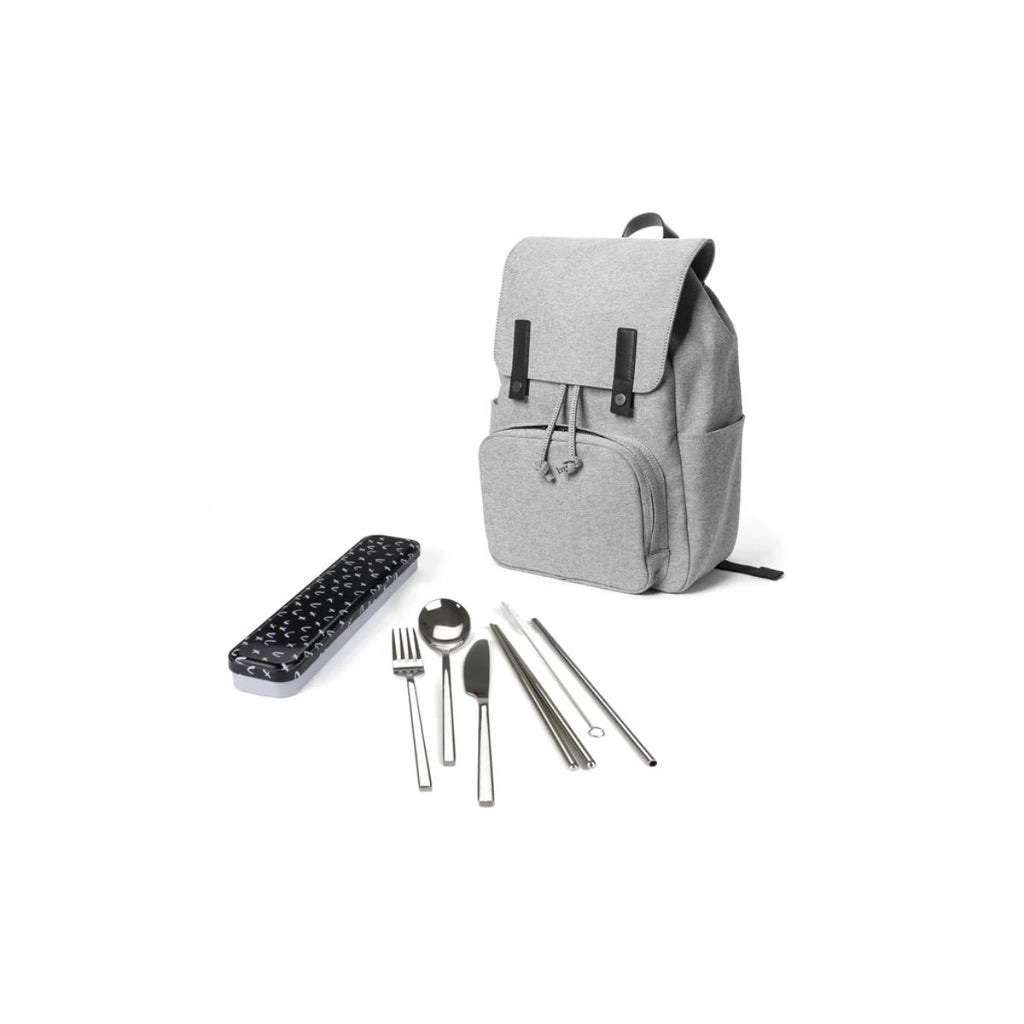 RetroKitchen Carry Your Cutlery – Reusable Travel Cutlery Set - Criss Cross