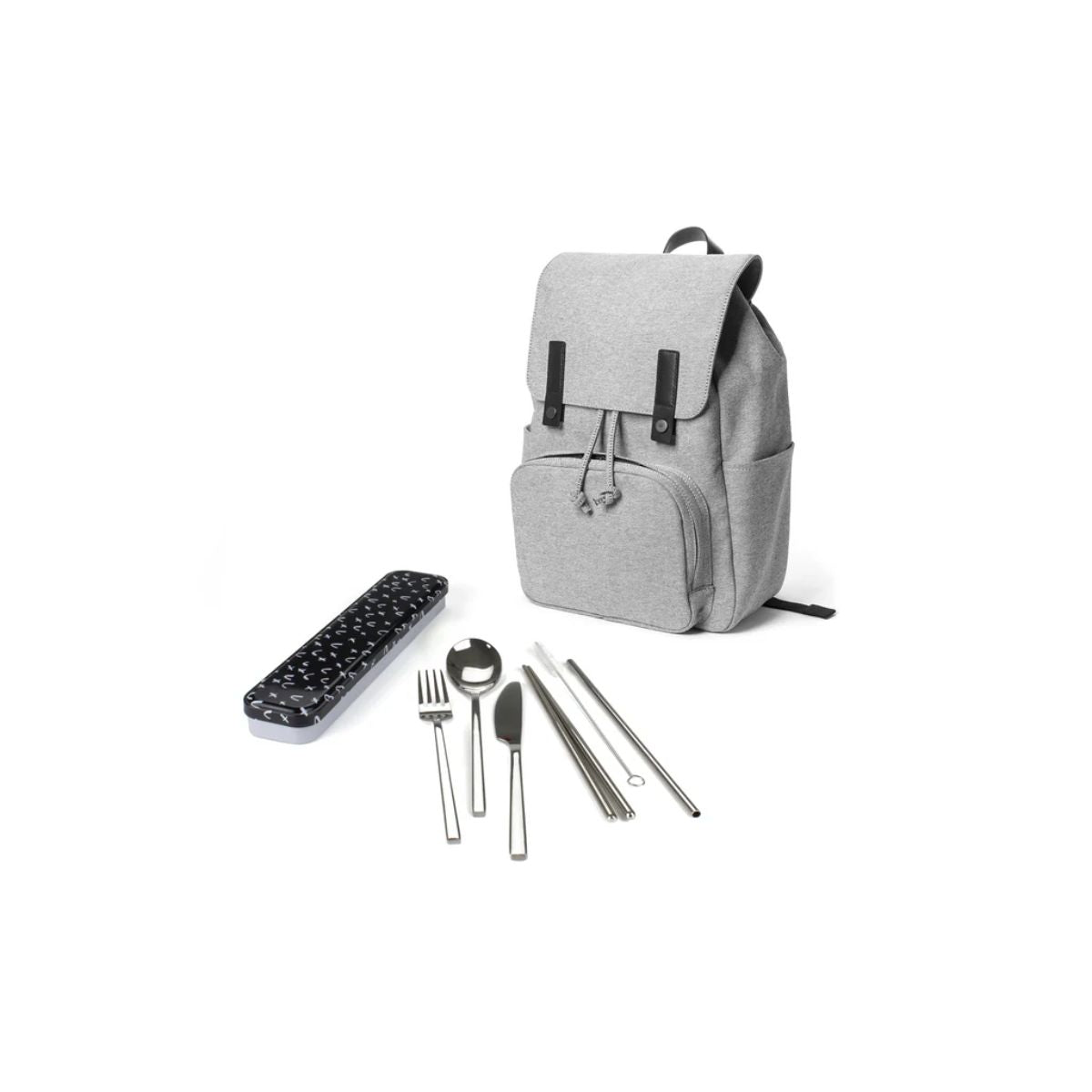 RetroKitchen Carry Your Cutlery – Reusable Travel Cutlery Set - Criss Cross