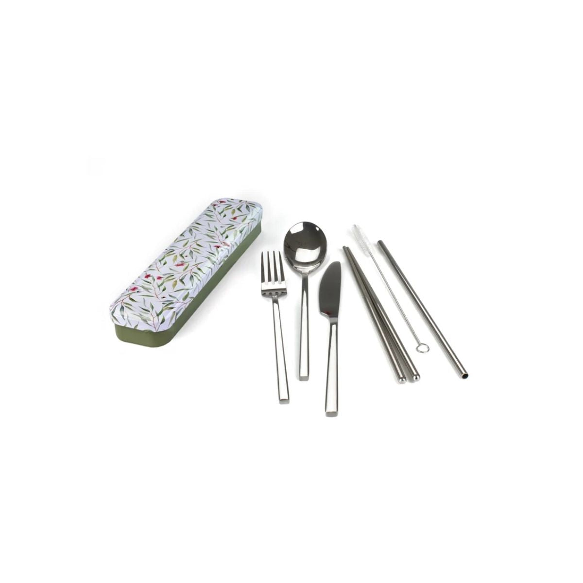 RetroKitchen Carry Your Cutlery – Reusable Travel Cutlery Set - Eucalyptus