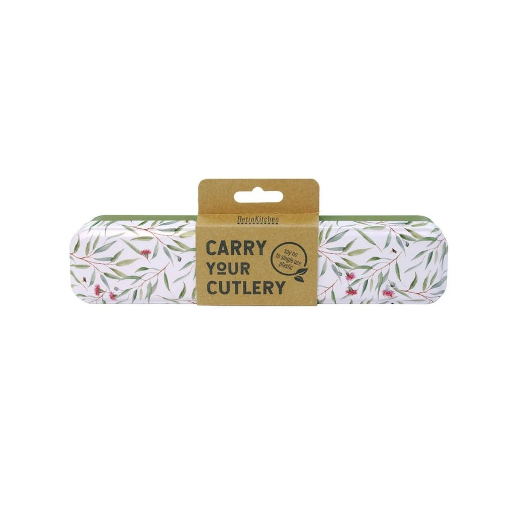 RetroKitchen Carry Your Cutlery – Reusable Travel Cutlery Set - Eucalyptus