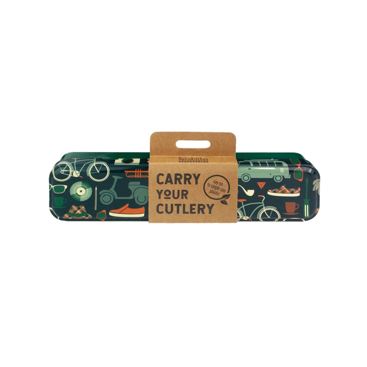 RetroKitchen Carry Your Cutlery – Reusable Travel Cutlery Set - RetroMan