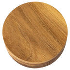 Salt Pig DUO Wooden Salt Container - 12.5cm Rubber Wood