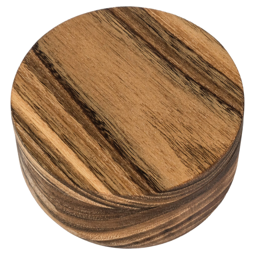 Salt Pig Wooden Salt Container - 10cm Rubber Wood