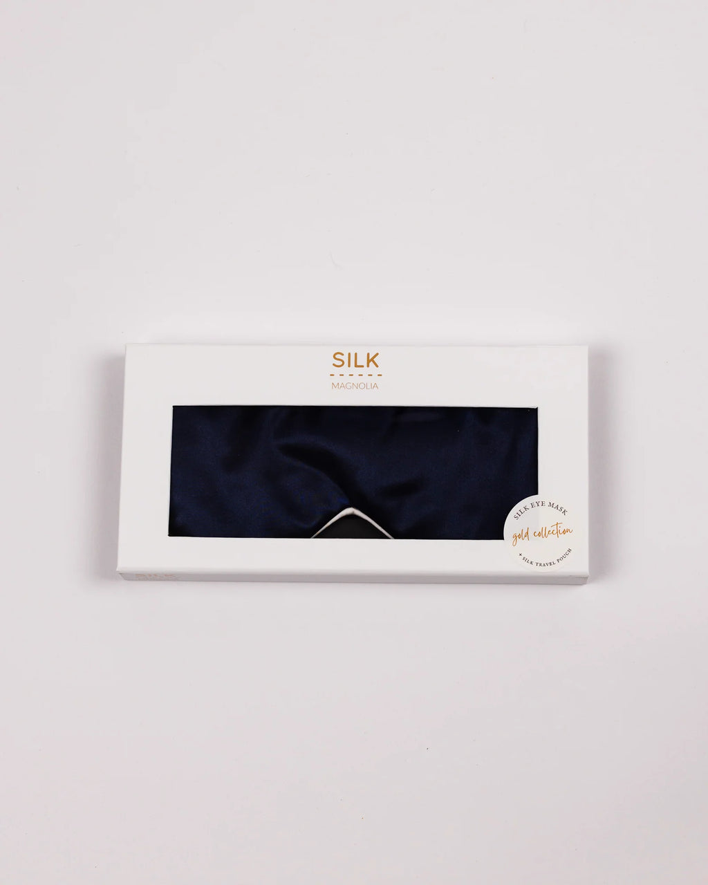 Silk Magnolia Premium 100% Mulberry Silk Eye Mask – French Navy