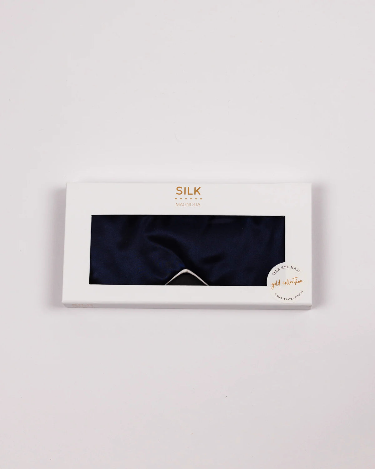 Silk Magnolia Premium 100% Mulberry Silk Eye Mask – French Navy