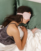 Silk Magnolia Premium 100% Mulberry Silk Eye Mask – Tea Rose