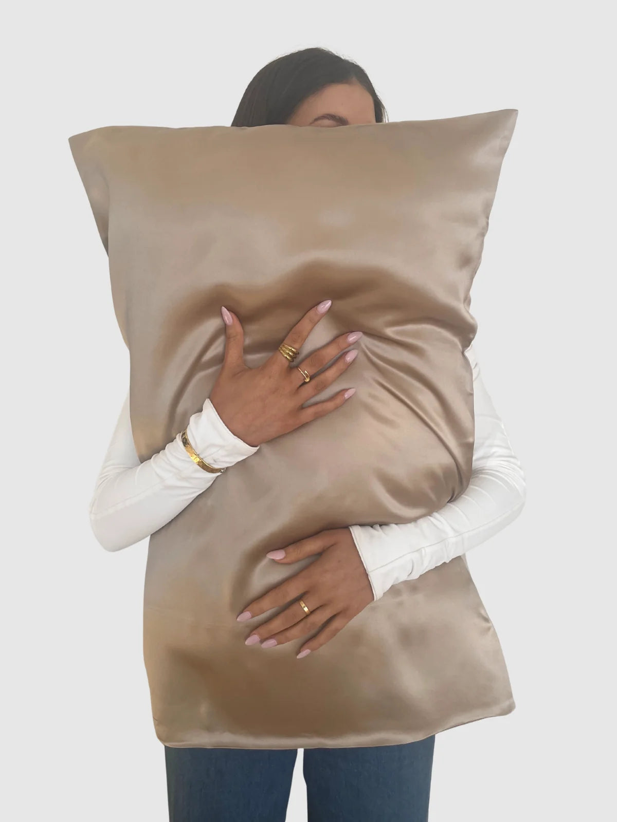 Silk Magnolia Premium 100% Mulberry Silk Pillowcase – Camel