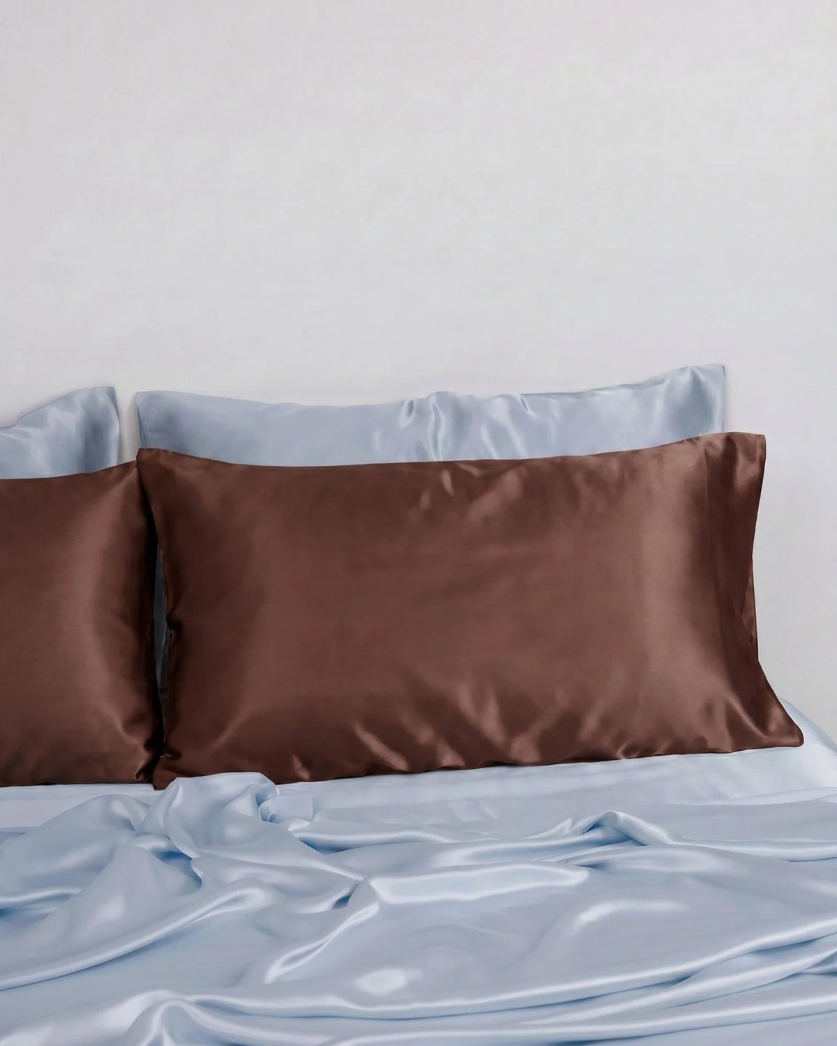 Silk Magnolia Premium 100% Mulberry Silk Pillowcase – Chocolate