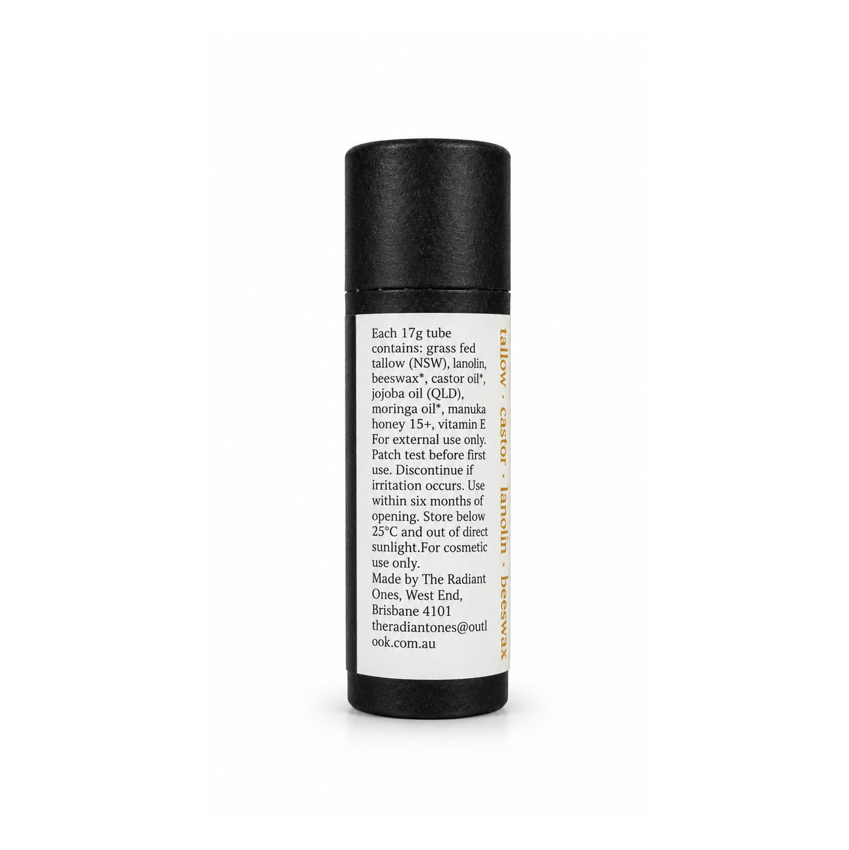 Lip Balm - Manuka Honey Tallow – Natural Moisturising Lip Balm 17g