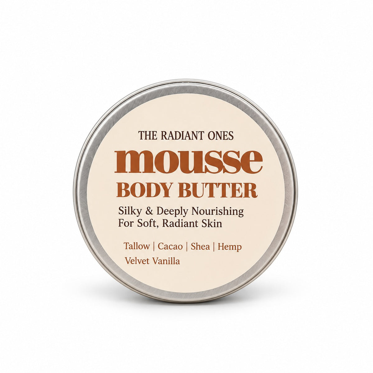 Mousse Body Butter – Natural Tallow, Cacao & Shea Moisturiser – 150g